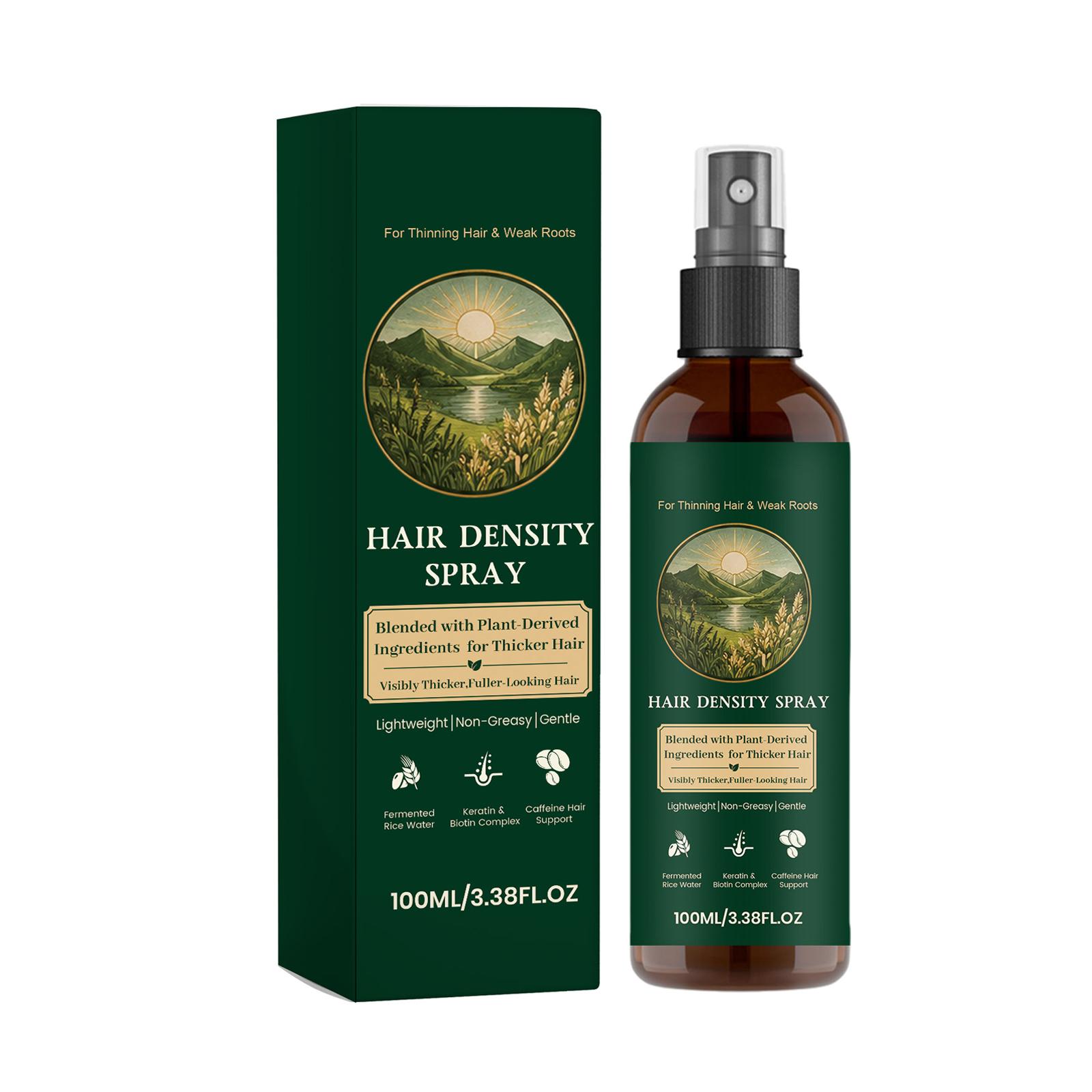 Gleamxi Rice Volumizing Hair Spray for and зелёный