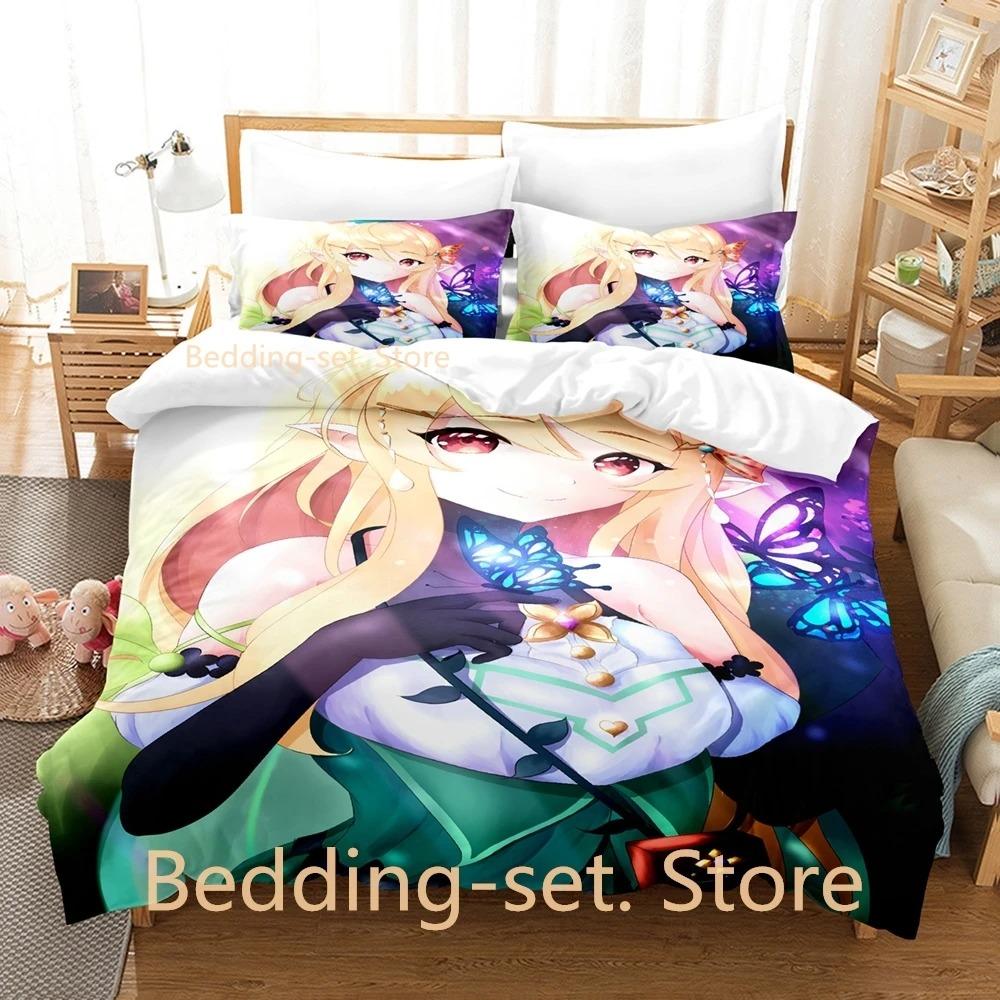 Pomu Rainpuff Anime Bedding Set Single Twin Full Queen King Size Duvet Cover Bed Sheet Set for Adult Kid Bedroom