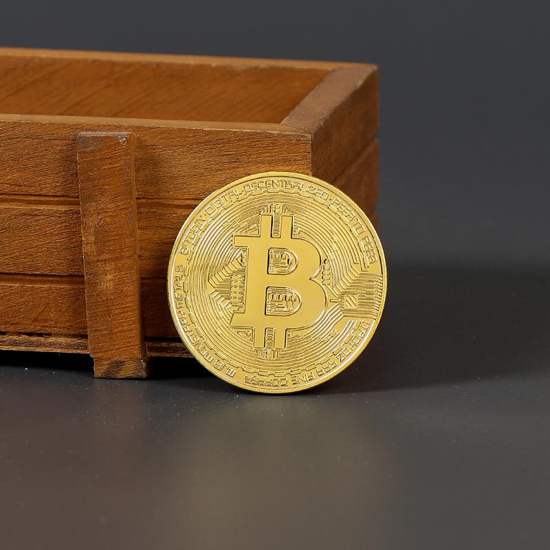 

Золотая монета США Биткоин Мемориал Зубной Феи Творческий Металл Виртуальная Валюта золотой