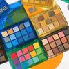 MISSLARA 15-Color Sweetheart Eyeshadow Palette: Shimmer & Matte, Waterproof, Vibrant Summer Shades for European & American Styles.