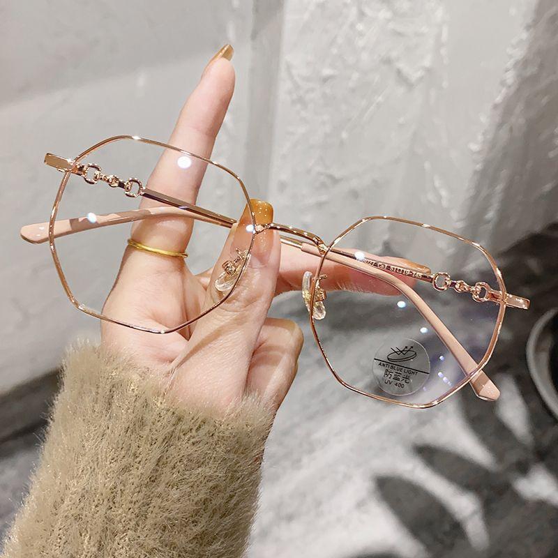 Luxury Anti-Blue Light Myopia Glasses Trendy Women'S Minus Diopter Eyewear Fashion Near Sighted Glasses Prescription Eyeglasses