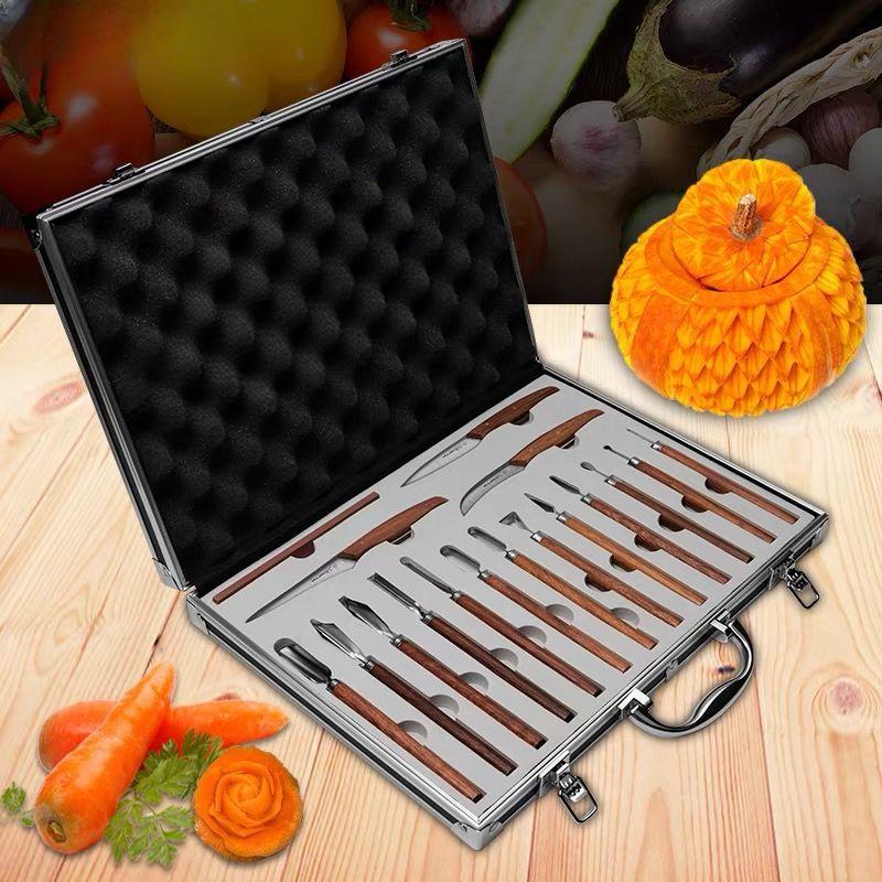 Fruit and Vegetable Carving Set Food Carving Knife Household Portable Student Carving Tool Melon and Fruit Platter Carving Knife