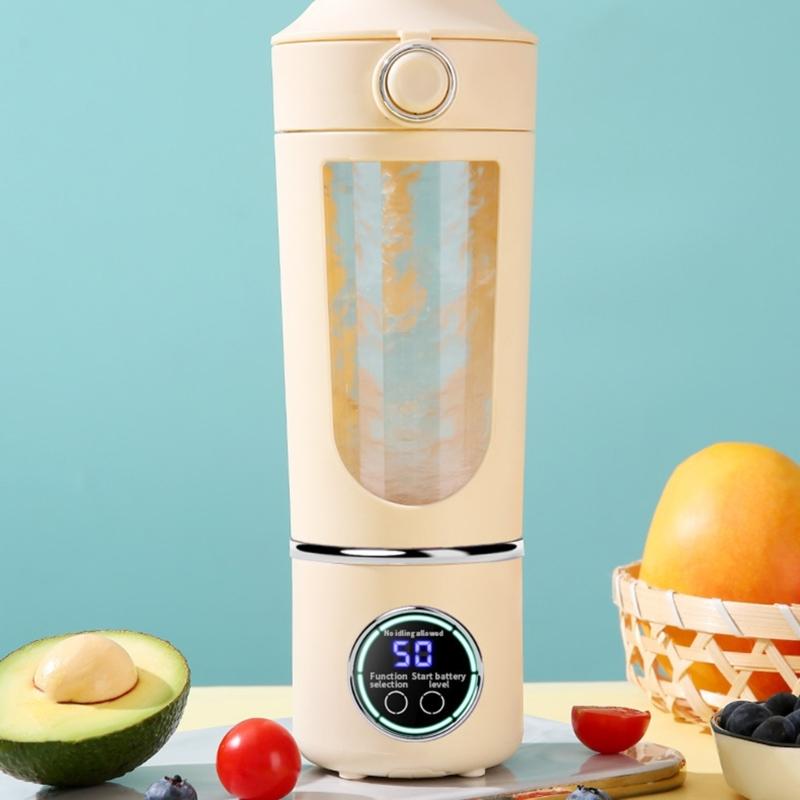 700ml Smoothie Blender Portable USB Rechargeable Juicer with High Speed Motor Mixing Cup for Protein Shakes and Juices