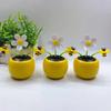 Solar Automatic Swing Sun Flower, Car Balcony Decoration, Bee Car Interior Decor
