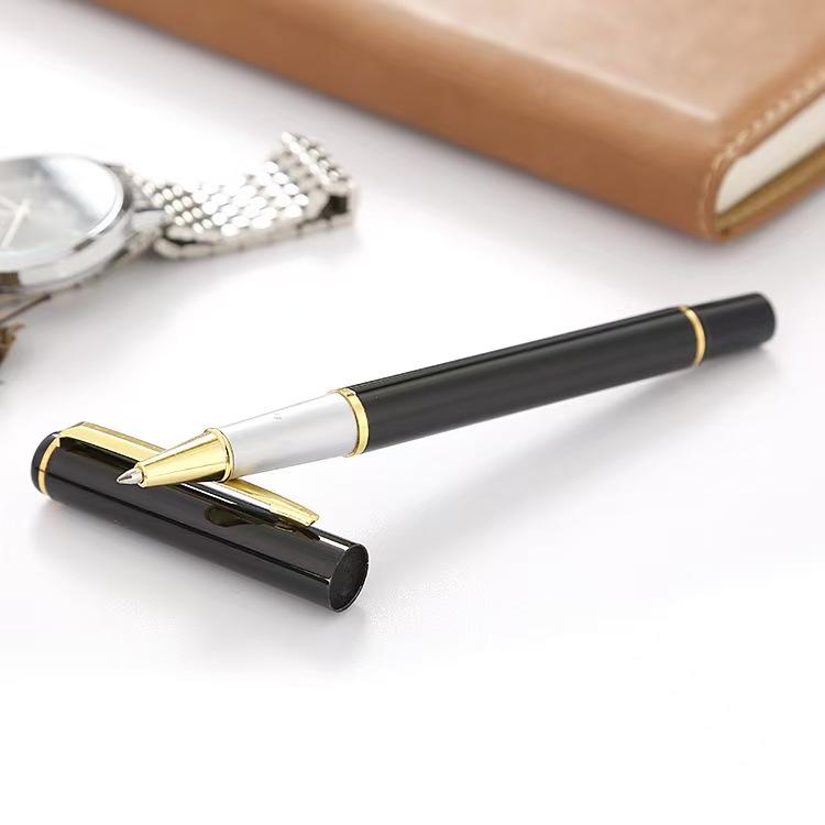 Simple business style ballpoint pen, 0.5mm student pen for daily writing, study office pen