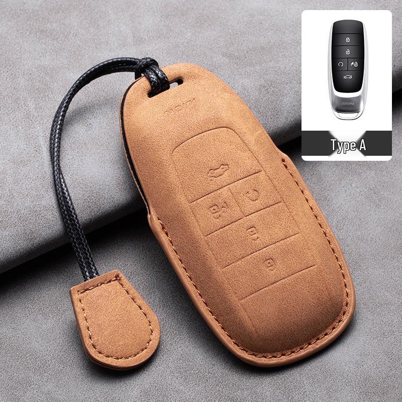 GAC AION Y Plus Key Cover & Keychain for Mei 580/New AION V/Overlord Dragon/SMAX Key Shell