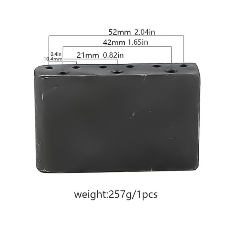 52mm String Spacing Metal 42mm Tremolo Block for Vintage Style Series Electric Guitar Tremolo Block Replacements