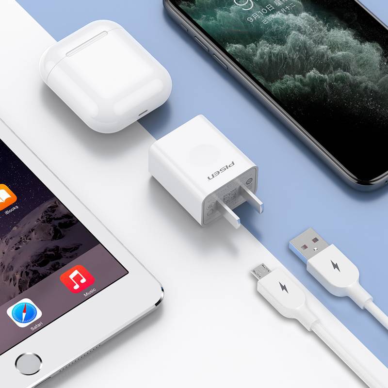 Pinson Charger Set Is Suitable for Apple Android Type-c Universal 2A Fast Charging Set USB Charger