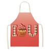 Love heart pattern colorful apron Lovers Hotel dinner apron Home Cooking Kitchen apron Chef Linen apron Clean apron