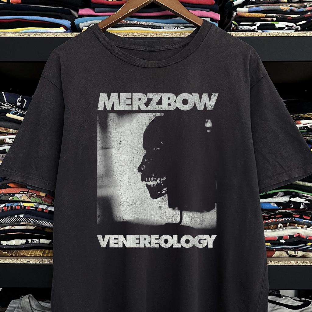 Lata 2000 Merzbow Wenerologia Postarzana Koszulka Czarna XL