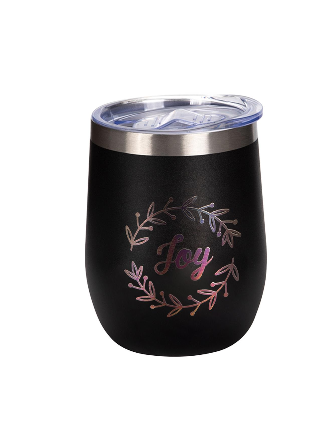 

360ml 12oz Christmas Thermos Cup Stainless Steel Thermal Insulated Eggshell Cup Travel Anti-Fall Coffee Bottle Xmas New Year Cup 301-400ml