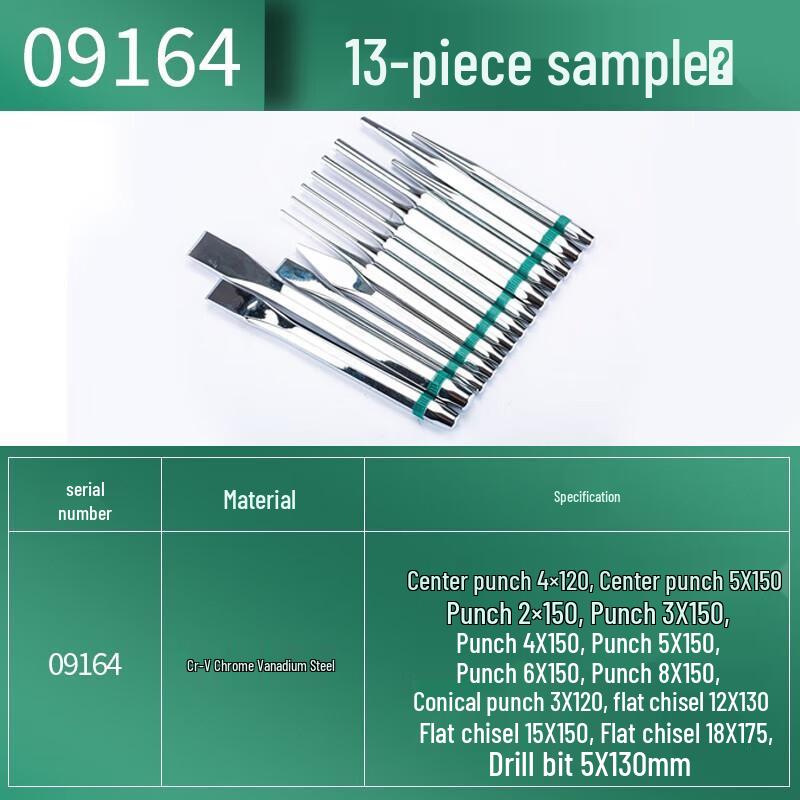 SATA 13-Piece Pin Punch Set