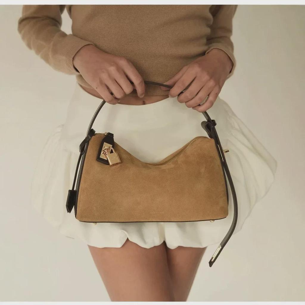 Verified French Chic Crescent Shoulder & Handheld Hobo Bag