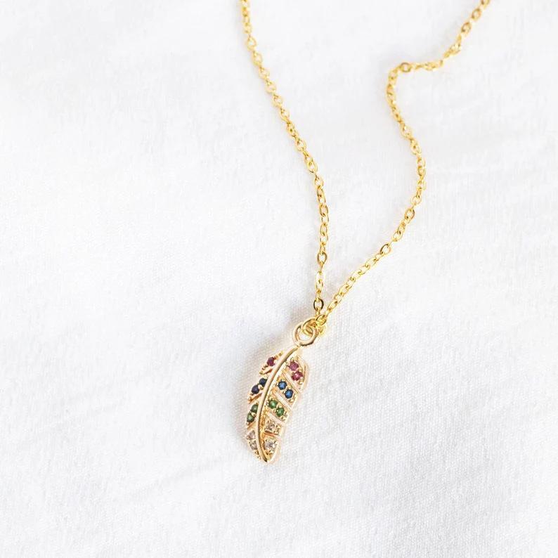 S925 Original Feather Pendant Silver Necklace - Elegant, Luxurious, French Clavicle Chain 925 Silver