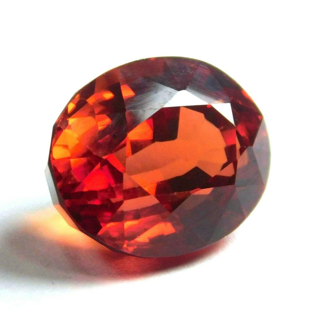 Sri Lanka Orange Oval Cut 11.12 Ct Natural Sapphire Loose Gemstone CERTIFIED B-29 002