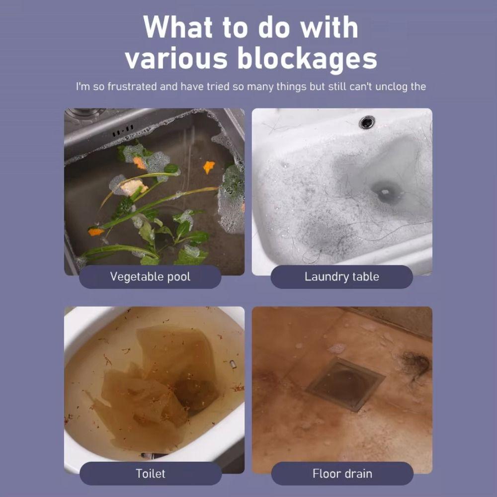 With Barometer Sewer Pipe Unblocker High Pressure Drain Unclogging Device  Household Use