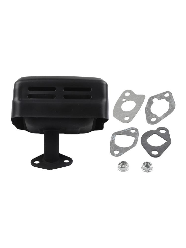 Lawn Mower Exhaust Muffler Assembly for Honda Engines Includes Essential Components for Smooth Operation and Reduced Noise