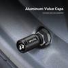 4Pcs Car Emblem Wheel Tire Valve Caps Covers Car Accessories For Volkswagen R Beetle Golf Polo T-ROC Touran Transporter Touareg
