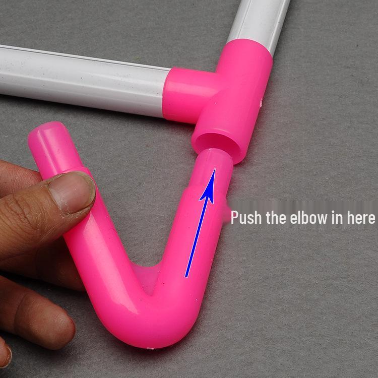 V-shaped Desktop Clip-on Embroidery Hoop Stand for Cross-Stitch
