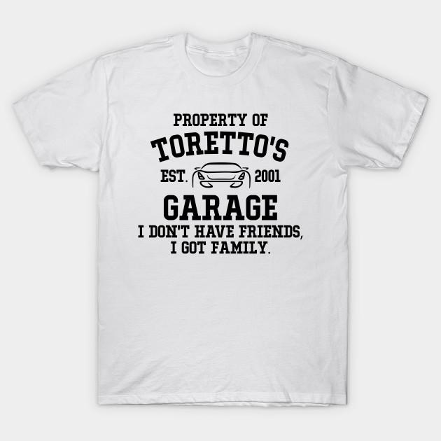 

Men Black Print T-shirt Torettos Garage No-Cut Transfer Paper Print Cotton Tshirt 3XL белый