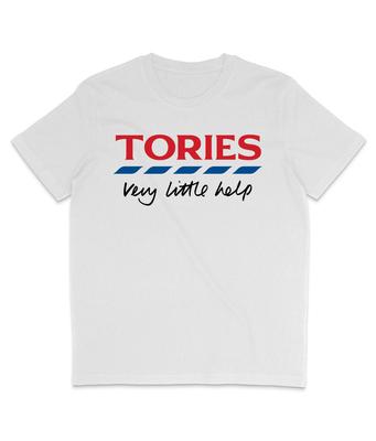 TORIES  Very Little Help  Organic Tshirt  Politics  Thatcher  Labour Unisex T-Shirt