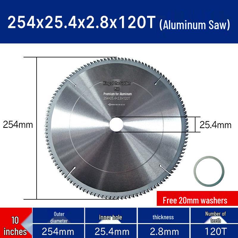 10-Inch Wood and Marble Diamond Saw Blade for Circular Saws