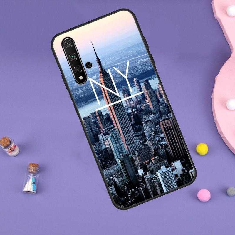 

New York City For Huawei Nova 10 9 SE 3i 7i 8i 11i 12i Y60 Y61 Y70 Y72 Y73 Y90 Y91 P20 P30 P40 Lite Case Huawei P40 Lite 4G