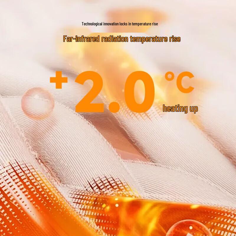 Hengyuanxiang Men's 10A Antibacterial Pure Cotton Thermal Underwear Set