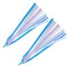 2pcs Ribbon Streamers Decorative Colorful Cloth Tassels for Boys Girls Scooter Bicycle Handlebar3