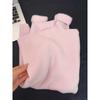 Autumn and Winter Thickened Warm Integrated Fleece Sweater Women's Semi-turtleneck Inner Knitted Bottoming Shirt Simple Versatile Top