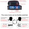 The LCD Monitoring 4-sensor Radar Detection System with Reversing Backlight Display Parking Sensor Has 12 Colors and 12V