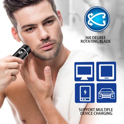 Mini Electric Shaver Men's Portable Electric Shaver Shaver USB Charging Men's Shaver Face Full Body Shaver