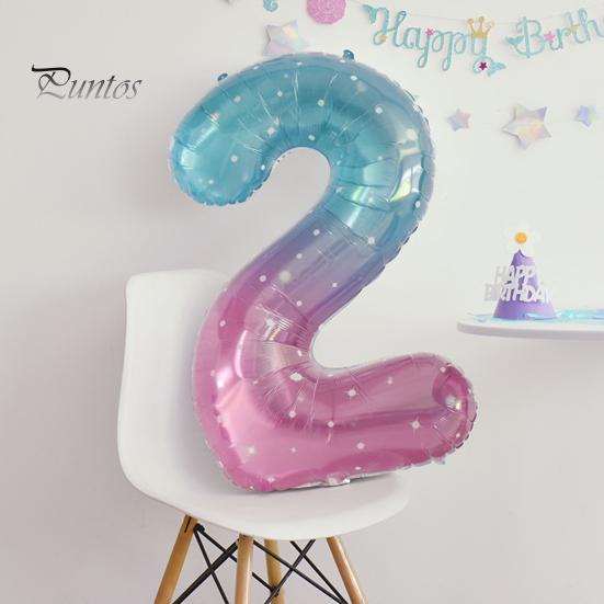 40-Zoll-Ballon mit auffälligen, leuchtenden Farben und passenden Zahlen für Weihnachten, Geburtstag, Party, große Zahl, Ballon, Geschenk, Partyzubehör