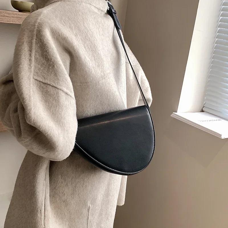 

Solid Soft Interior Compartment Crossbody Bags Type Bags For Women Magnetic Buckle Pu Female Bag Premium Durable