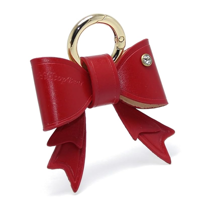

[SKTMH] ribbon keychain leather key ring bag charm Stylish cute bag decoration wallet bag key bag backpack pendant ornament woman girl mother s day