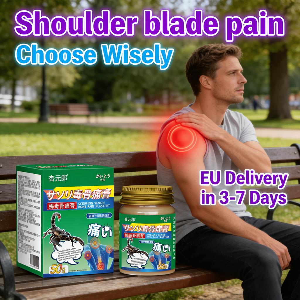 Soothing Herbal Balm for Shoulder Blade Stiffness