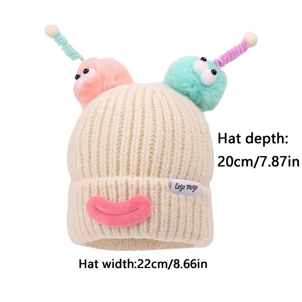 Neue kalte Mütze für Studenten Niedliche lustige hässliche Fischmütze für Kinder Warme und dicke Ohrenschützer Wollmütze für Herbst und Winter