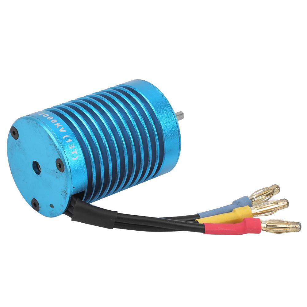 

13T 3000KV Brushless Motor Replacement Upgrade Accessory Fit for 1/10 RC Car