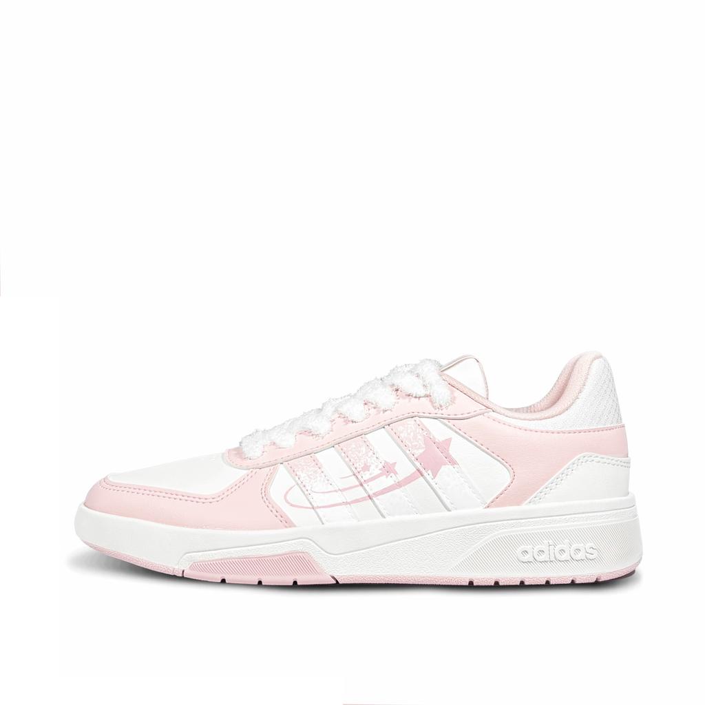 Adidas COURTBEAT The Arrival Of Shooting Stars Low top Skateboard Shoes Unisex Pink White KI6785(Team-814)-Random packaging bags