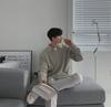 Men's Winter Loose Lapel Polo Sweater Jacket - Trendy Knitted Fashion