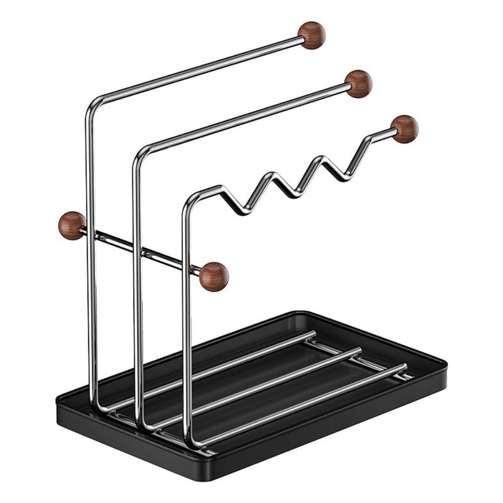 Drainage Tray Dishcloth Towel Holder Countertop Design Multifunctional Drying Rack  Home Kitchen
