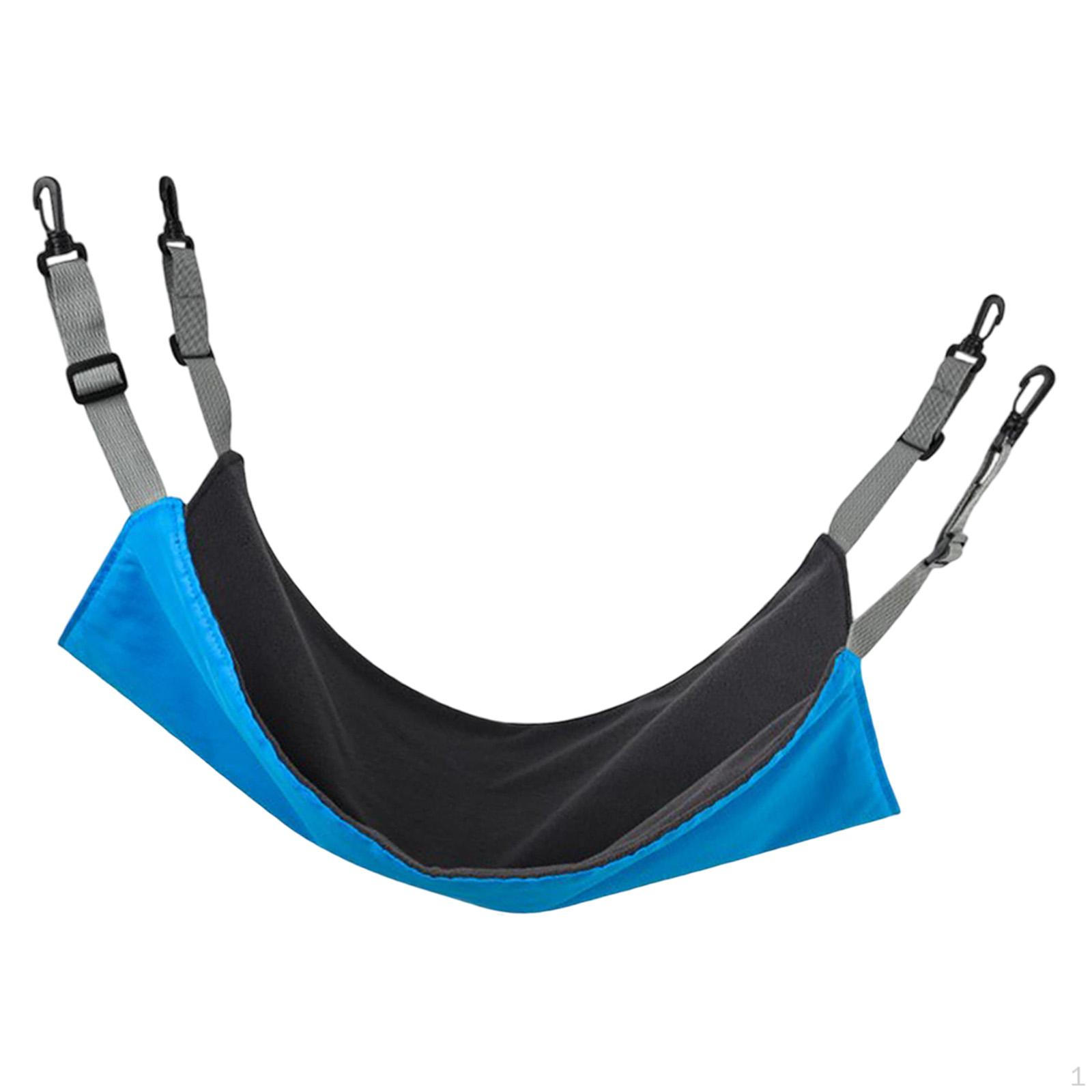 

Двусторонний подвесной гамак для кошек, мягкая дышащая двухсторонняя кровать для домашних животных синий