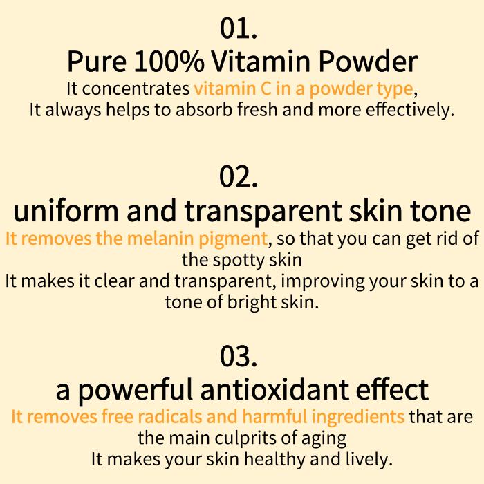 Vitamin C 100% Blending Powder 10g [TIAM]