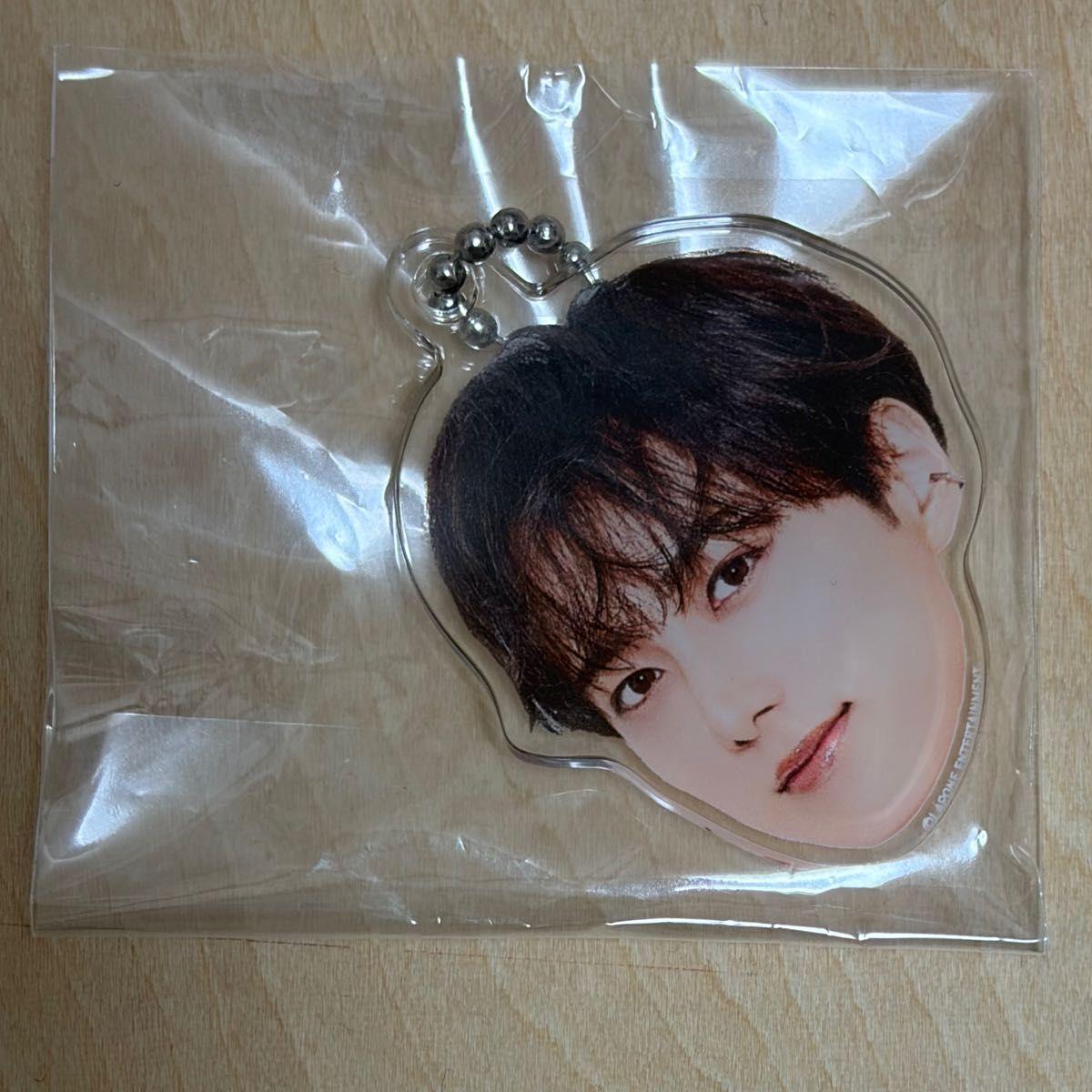 Used Takumi Ozaki face acrylic key chain