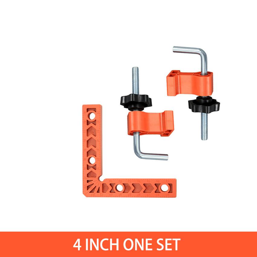 Plastic Right Angle Ruler Holder 90°Auxiliary Positioner Tool Overline L-Shaped Spacer Fixed Angle Gripper Woodworking  Fix Tool