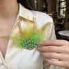 Large Size Chest Flower Multicolor Wedding Pin French Style Boutonniere  Hat Costume Accessory