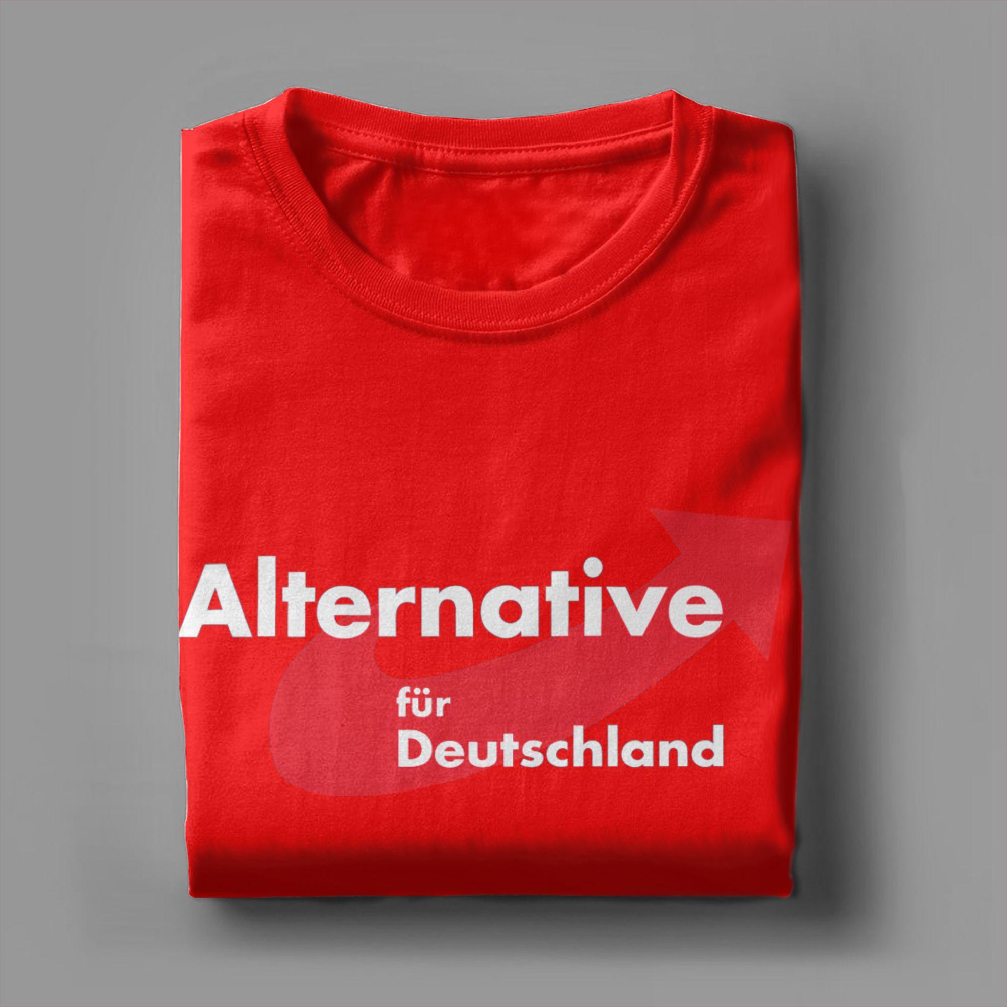 Streetwear TShirt Alternative Afd GerUnisexy Cotton TShirts AFD GerUnisex Logo Tee Shirt for Unisex Summer Loose Short Sleeve Tops S