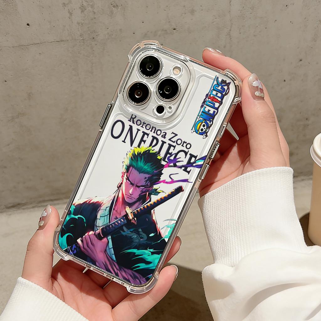 Anime Luffys Zoros Phone Case For Samsung Galaxy S26 S25 S24 S23 S22 S21 S20 Edge FE Ultra Plus 4G 5G Anti Fall Clear TPU