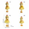 Cute Girl Hanging Ornament Yellow Happy Easter Decorations Easter Chicken Pendant  Party Favors