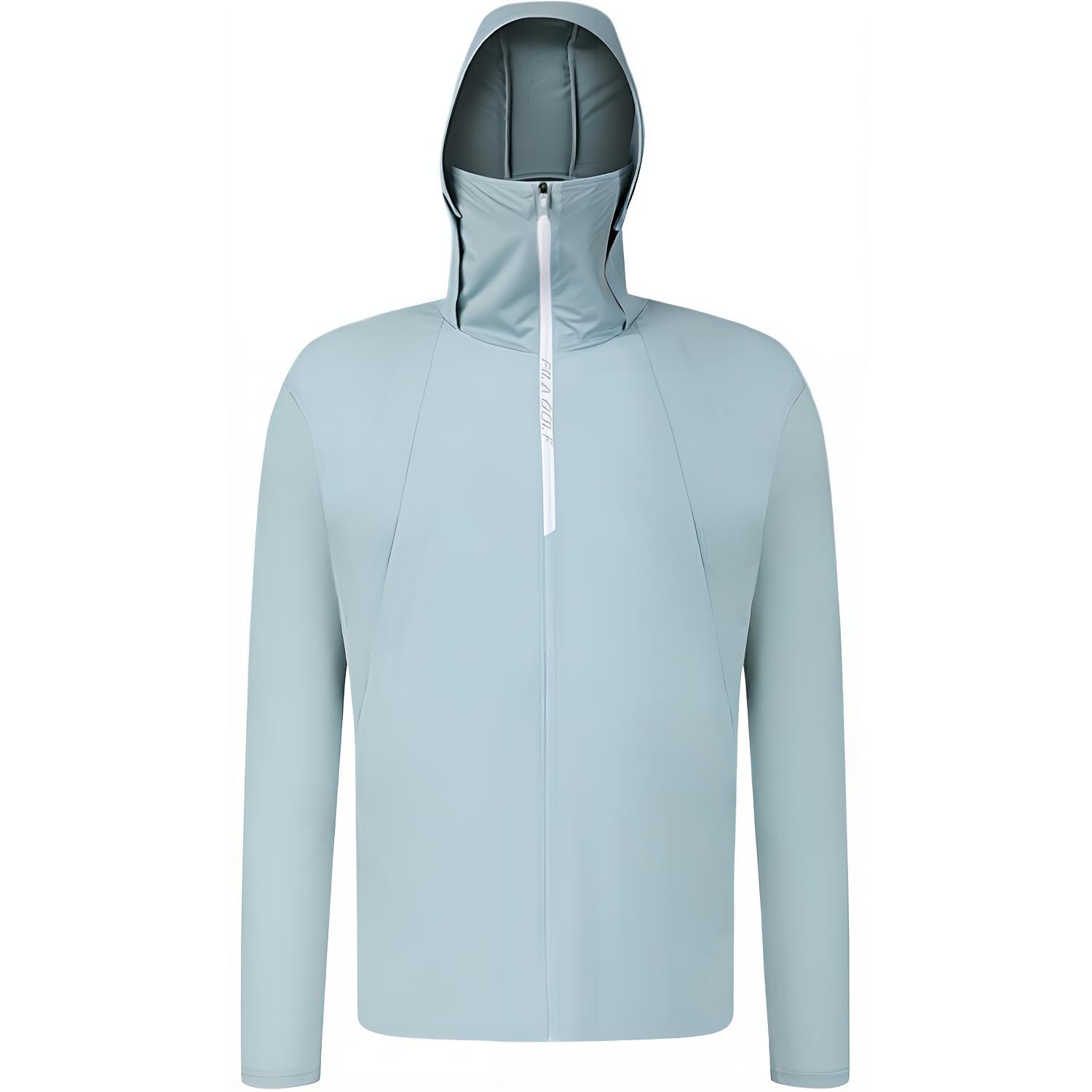 

FILA Golf Series Solid Color Knitted Hooded Long Sleeve Jacket Men jackets Misty-Green A11M425508F-TQ XXXL